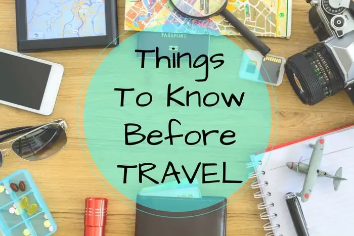 Before You Travel