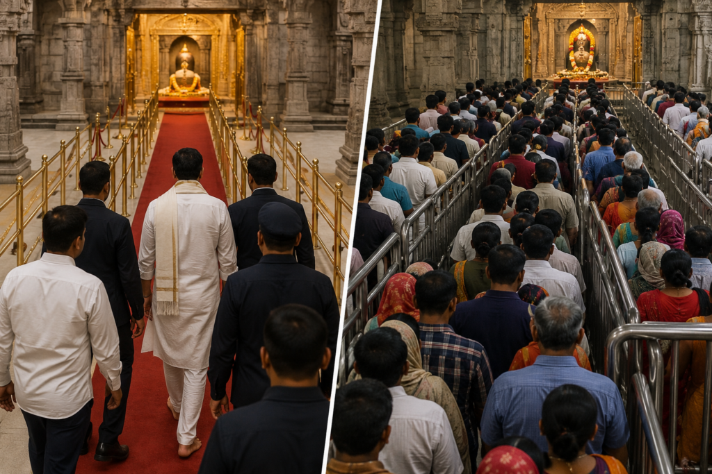 VIP Darshan vs Sheeghra Darshan